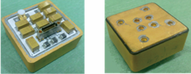 圖 11 三維微波毫米波多芯片模塊 圖 11 三維微波毫米波多芯片模塊