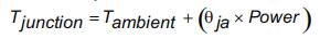 θja來計算結(jié)溫