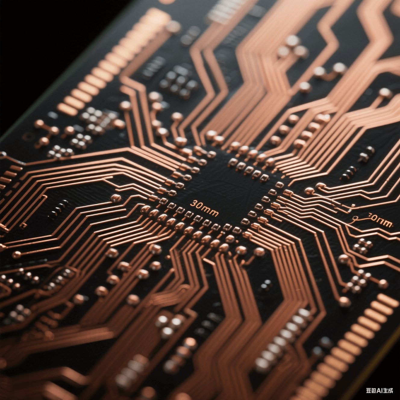 HDI 板上超精細的線路，展現(xiàn)微縮的線寬 