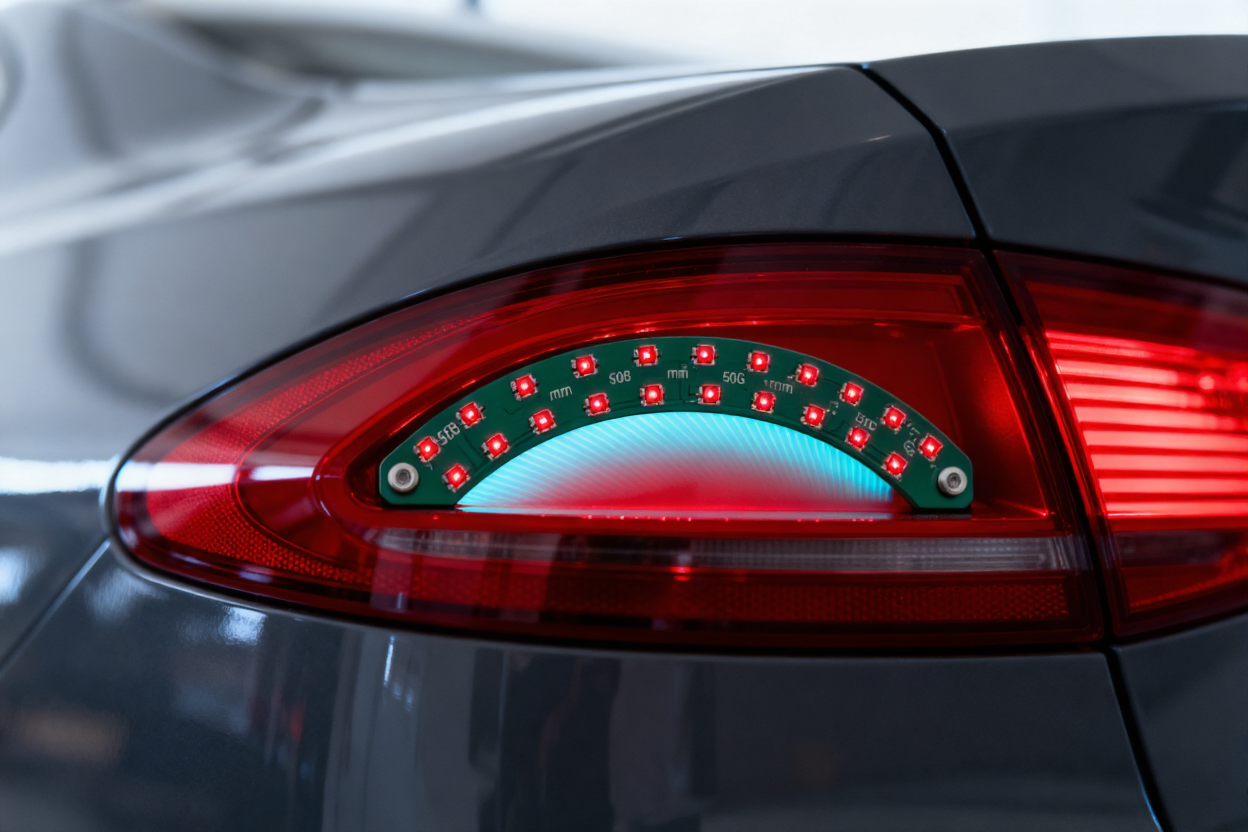 汽車 LED 尾燈鋁基板場景