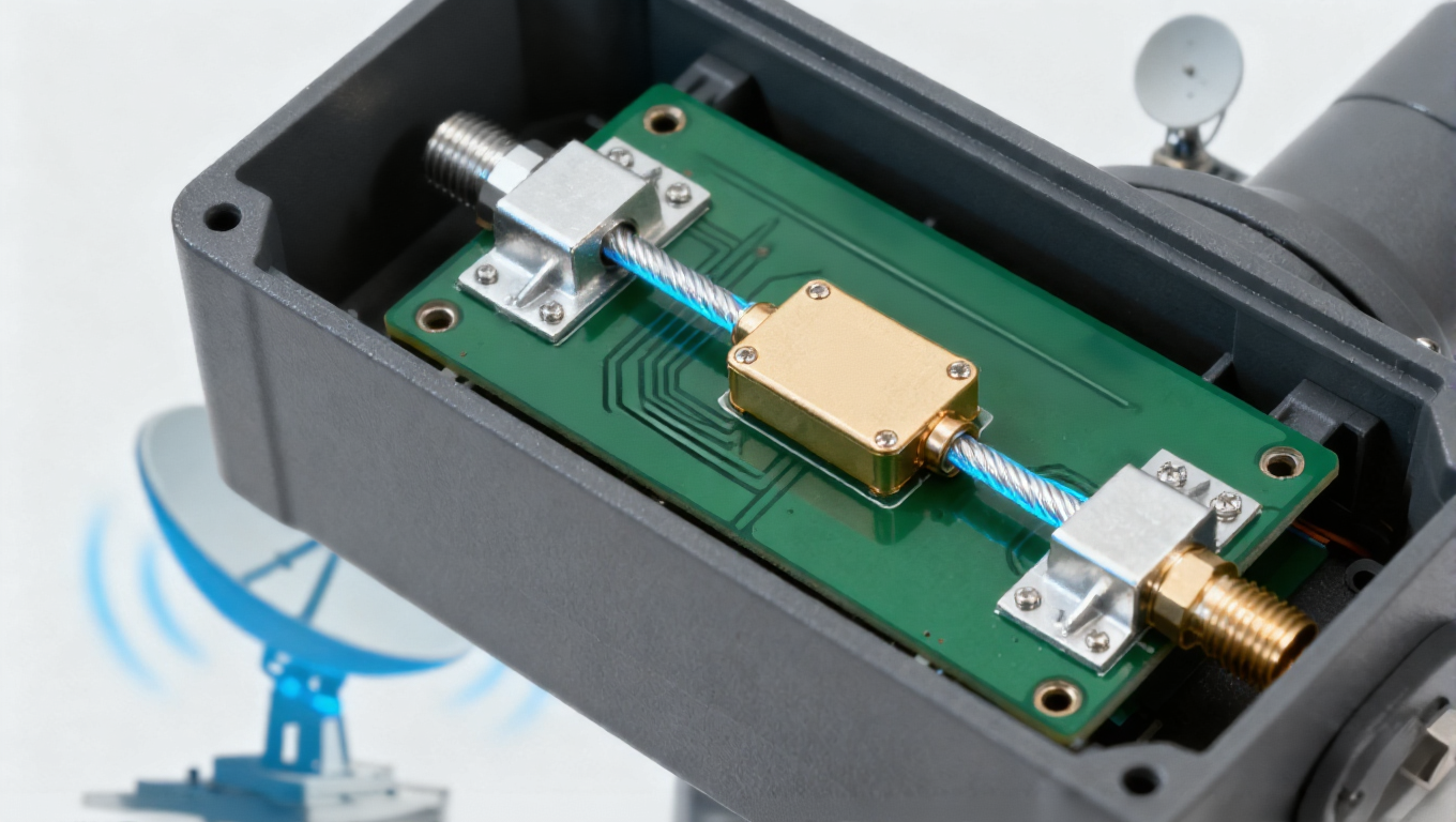 地面站 LNB 高頻板場(chǎng)景，HVLP 銅箔 + 阻抗匹配使插入損耗 0.08dBcm 提升EbN01.2dB
