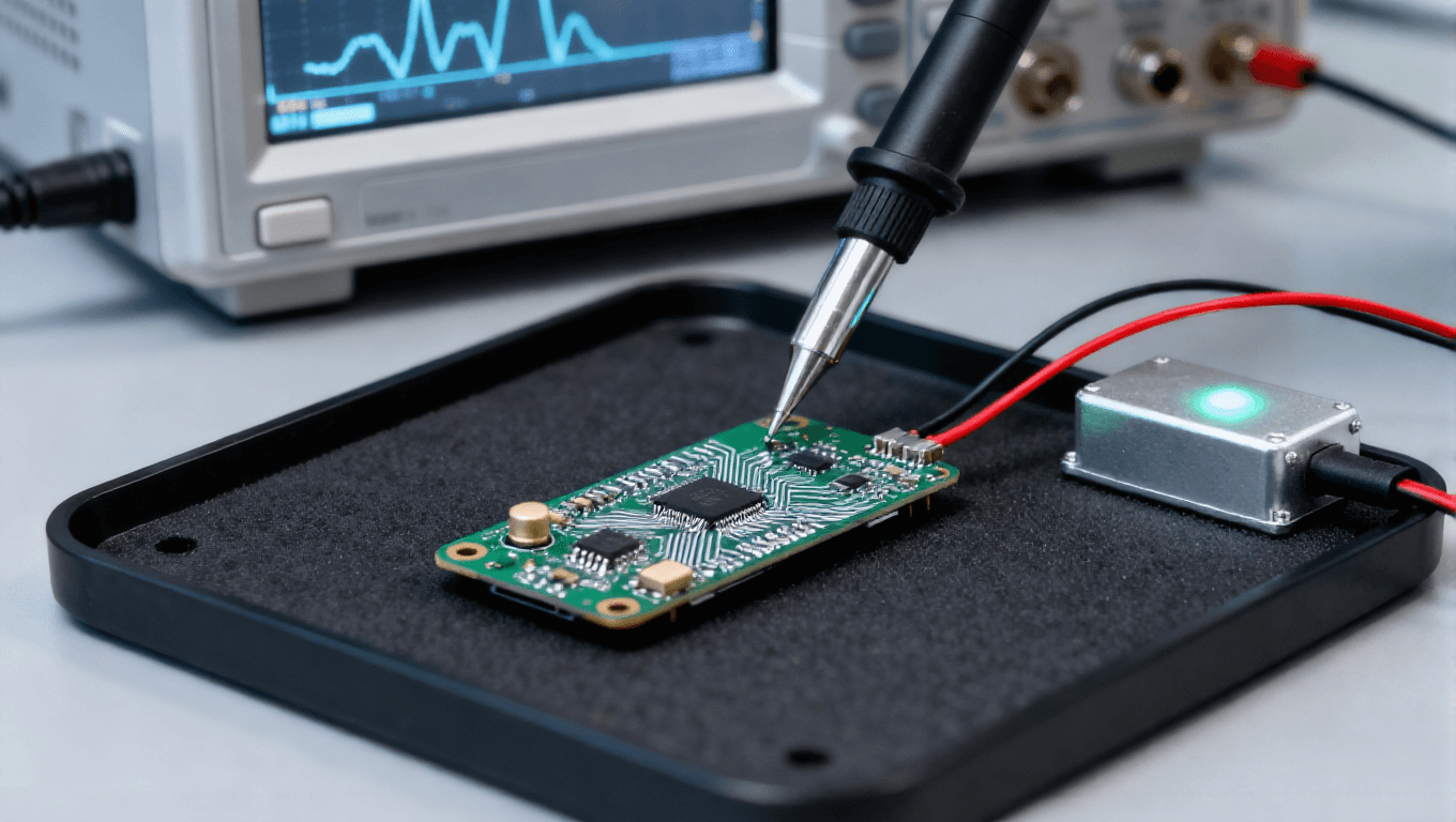 消費電子PCB測試 手機主板電應力測試 示波器探頭 迷你電源模塊 消費電子PCB測試 手機主板電應力測試 示波器探頭 迷你電源模塊