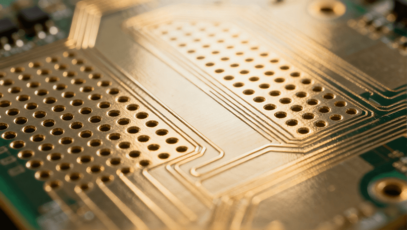 高密度互連板HDI使用脈沖電鍍工藝，展現(xiàn)細線路與鍍層均勻性