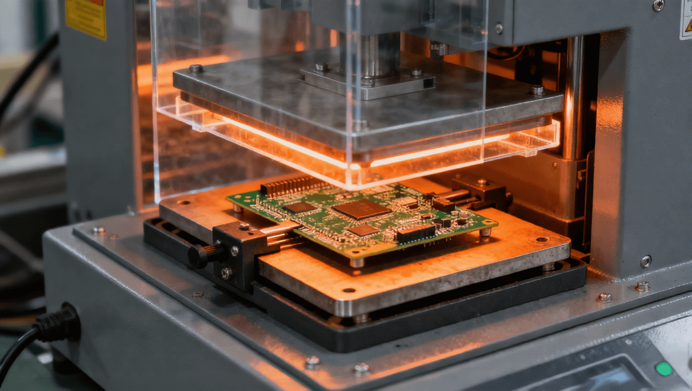 熱壓矯正機(jī)對(duì)電路板進(jìn)行恒溫壓力矯形內(nèi)部工作狀態(tài) 熱壓矯正機(jī)對(duì)電路板進(jìn)行恒溫壓力矯形內(nèi)部工作狀態(tài)