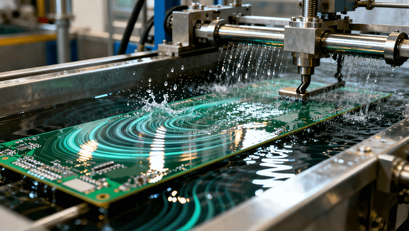 PCB沉銅設(shè)備流場(chǎng)優(yōu)化與雙面噴淋系統(tǒng)操作工業(yè)場(chǎng)景