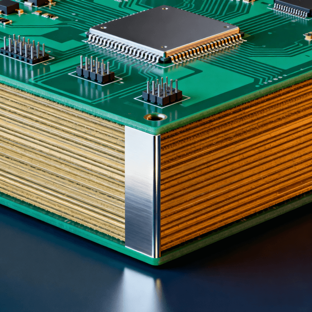 高頻電路板布局中功率與敏感電路分區(qū)及垂直隔離設(shè)計(jì)示意圖 高頻電路板布局中功率與敏感電路分區(qū)及垂直隔離設(shè)計(jì)示意圖