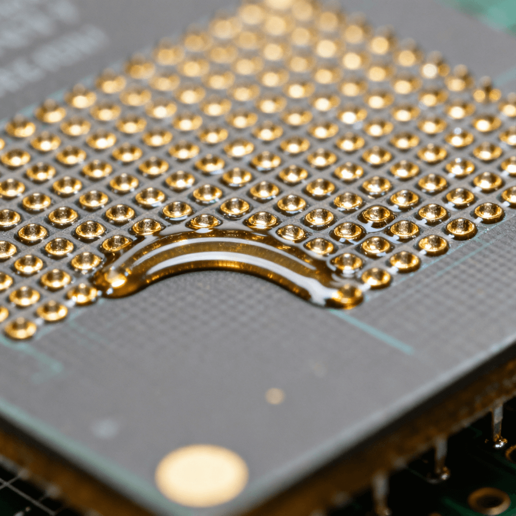 射頻器件QFN封裝底部接地焊盤上的密集過孔設(shè)計(jì)與精密焊接工藝特寫 射頻器件QFN封裝底部接地焊盤上的密集過孔設(shè)計(jì)與精密焊接工藝特寫