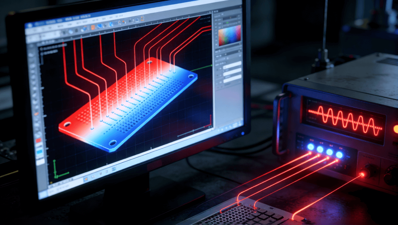 使用3D建模與脈沖電解技術(shù)優(yōu)化鋁基板陽(yáng)極氧化膜厚均勻性的工藝場(chǎng)景